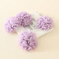 Factory low price Kids solid color Lace hair accessories Lovely Flower headband for baby girls